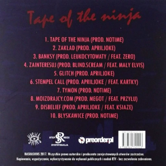 Tape of the Ninja (tył)